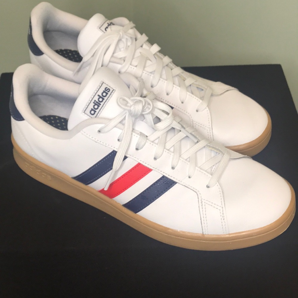 Red/white/blue adidas